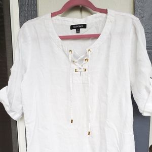 A Long White Blouse